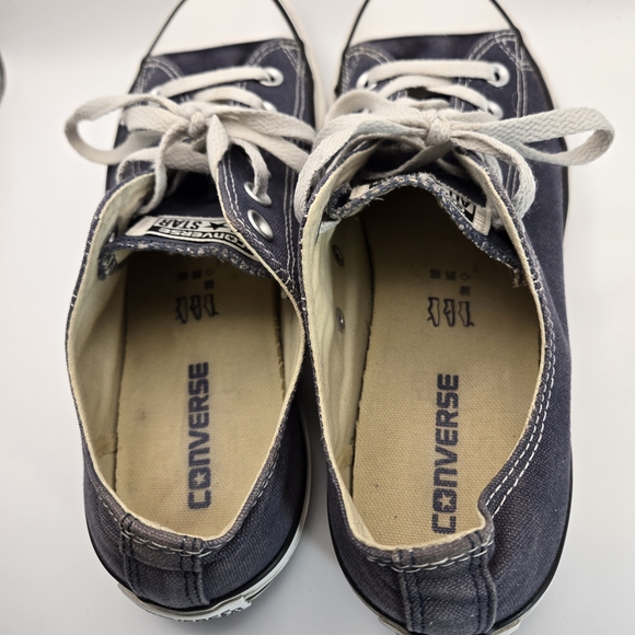 Converse Navy and White Sneakers Mens Size 8 Womens Size 10 - Picture 5 of 8